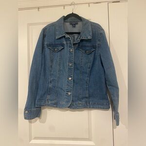 Charter Club Medium Wash Denim Jacket